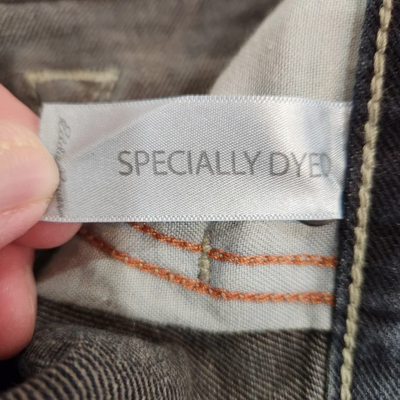 Eddie Bauer Jeans Men's 36x30 Blue Dark Wash Relaxed Fit Vintage Y2K Bootcut - Picture 9 of 14